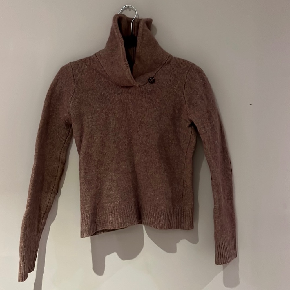 Purple vintage sweater.